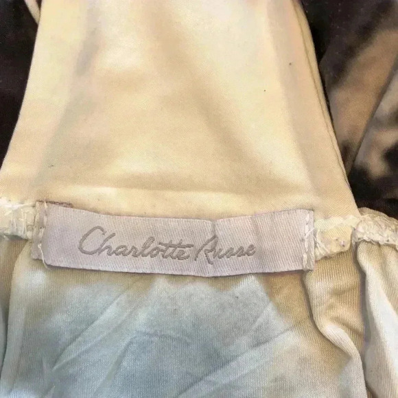 Charlotte Russe Vintage Concert T-Strap Tank in Large - Picture 3 of 5